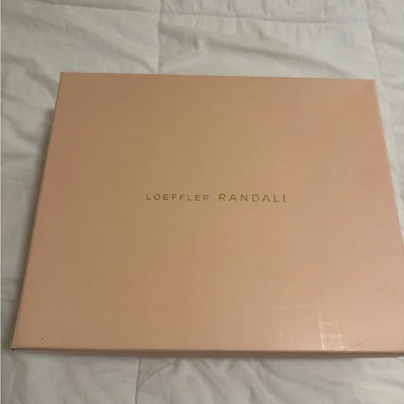 Loeffler Randall Satin Blue Platform Sandals - Picture 2 of 8